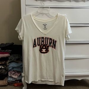 white auburn tshirt!!